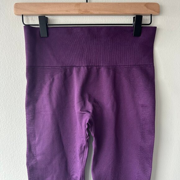 SET ACTIVE Sculptflex Seamless High Rise Leggings Purple Size M - Picture 2 of 9